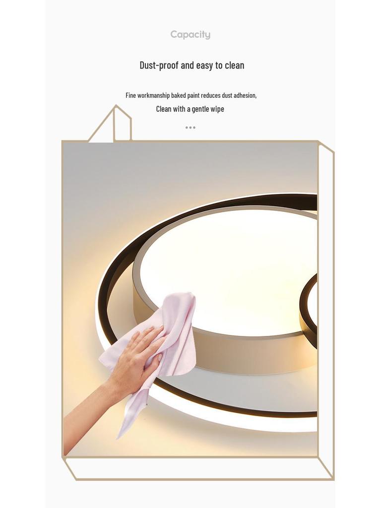 Modern Minimalist LED Smart Ceiling Light for Bedroom, Living Room, Study