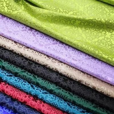 100x75cm Čínský Styl Žakárová Brokátová Hedvábná Látka pro DIY Cheongsam Hanfu Dětské Oblečení Roucho Etnické Oblečení Látka
