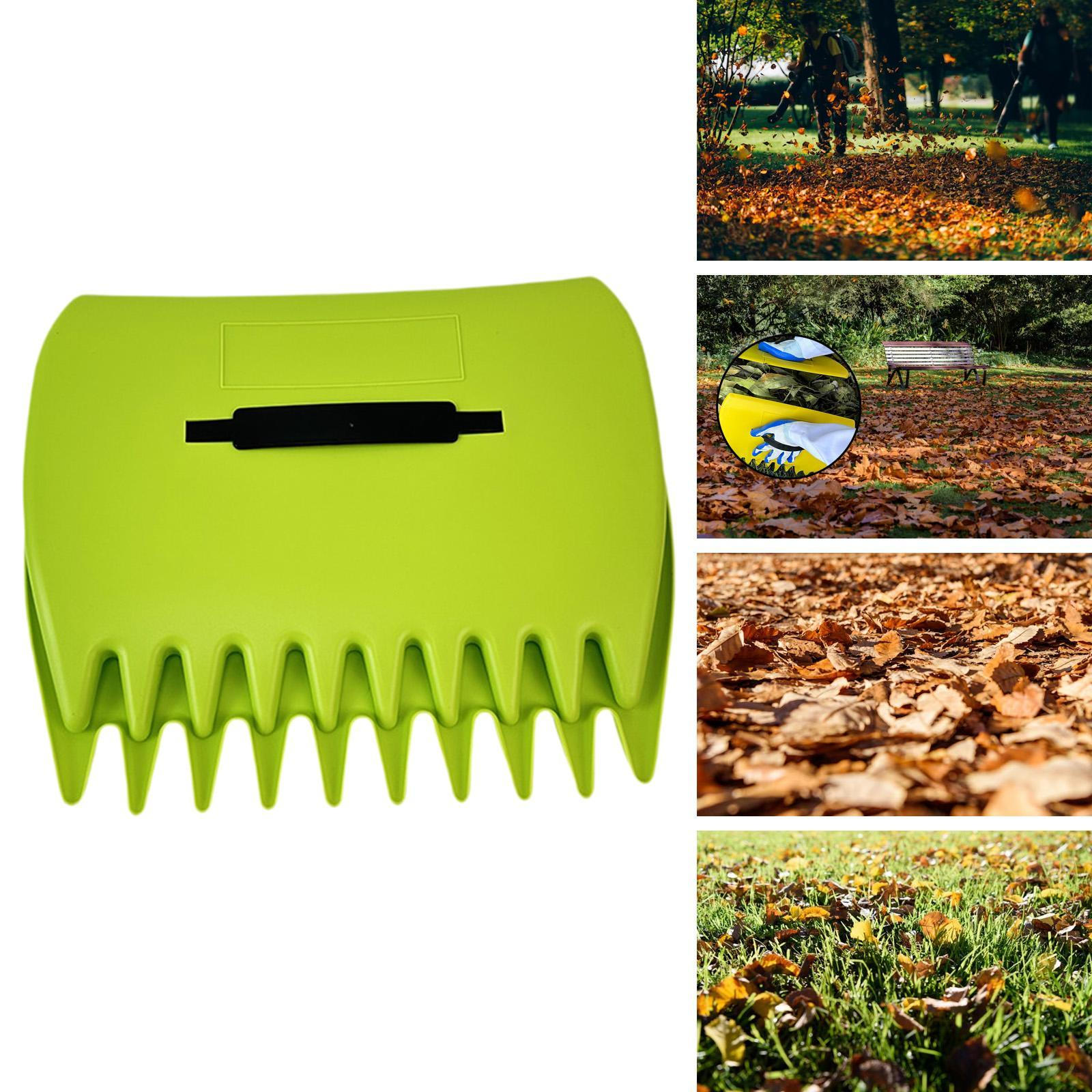 

Грабли для сбора листьев садовые 2 шт., многофункциональные, 34x24,5 см, легкие, ручные зелёный