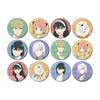 SPY X FAMILY Original Holiday Party Trading Glitter Box of 12 Ver. Badges,