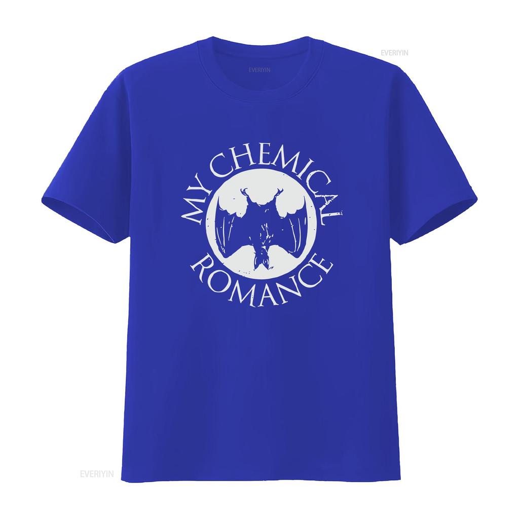 My Chemical RoUnisexce T shirt Bat vintage Washed Comfortable Casual Breathable fashion Stylish streetwear Versatile Soft homme