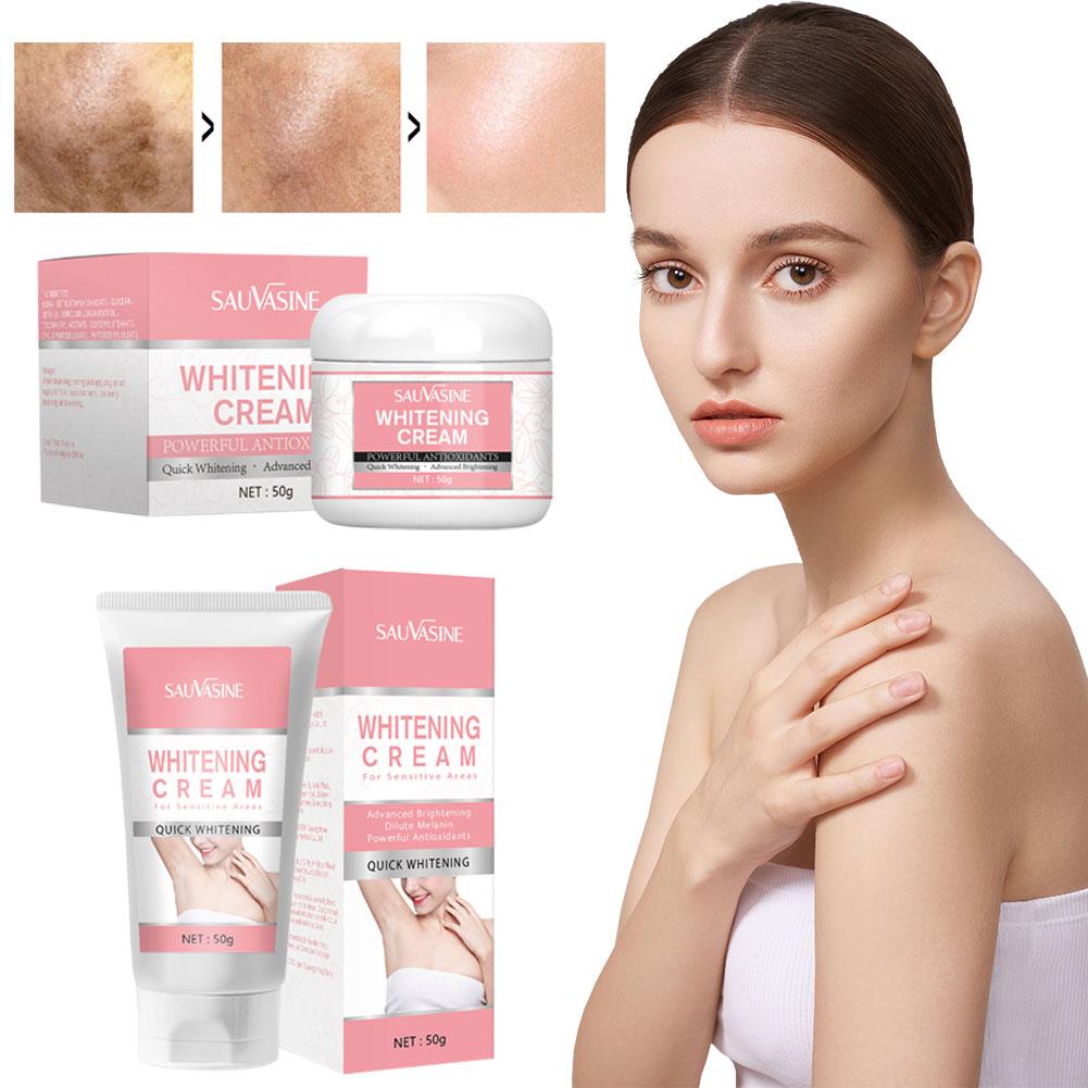 Body Whitening Cream Intimate Areas Underarm Knee Buttocks Brighten Bleach Remove Priva Q1U1