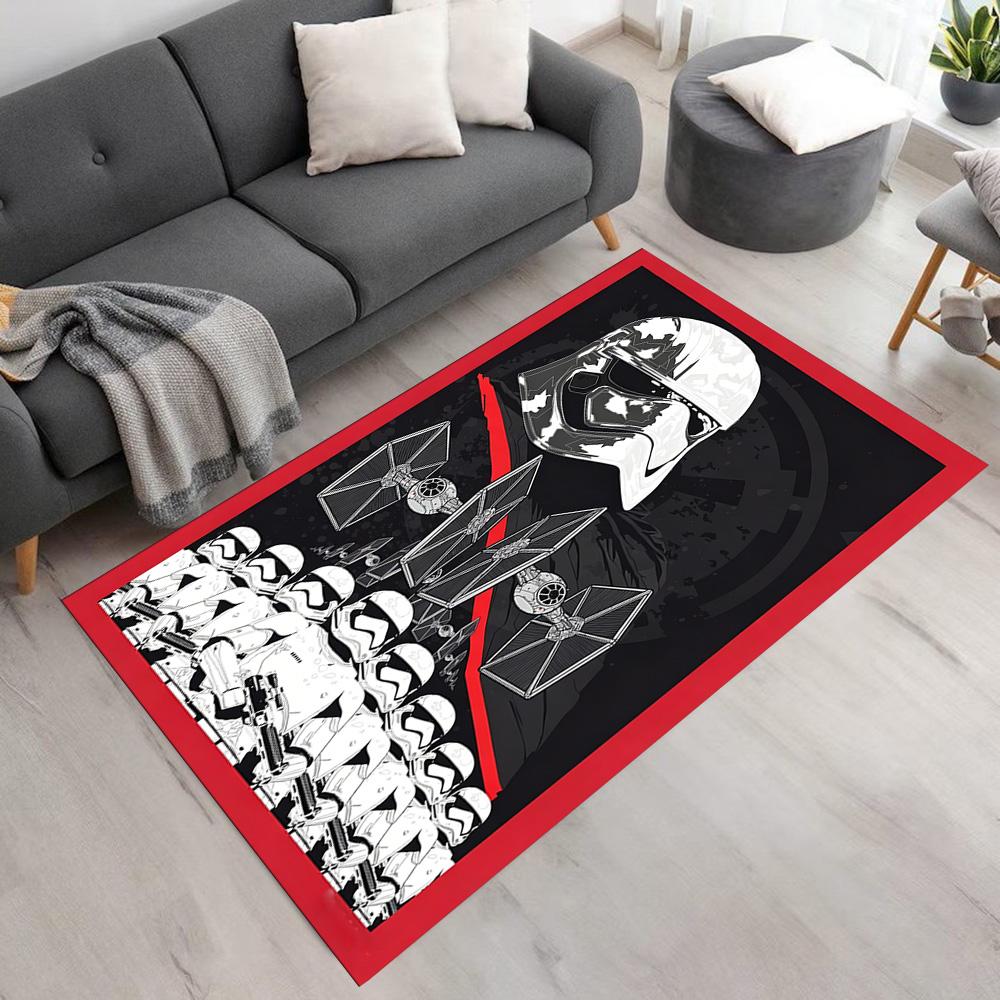 Star Wars Carpet Perfect for Outdoor Decorate Room Bedrooms Entryway Antislip Carpet Decorate Offices Perfect Gift for Women Men