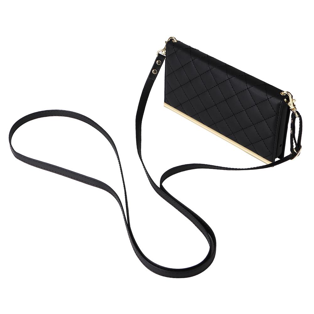 For Samsung Galaxy S25 Case Suction Cup PU Leather Wallet Phone Cover with Straps