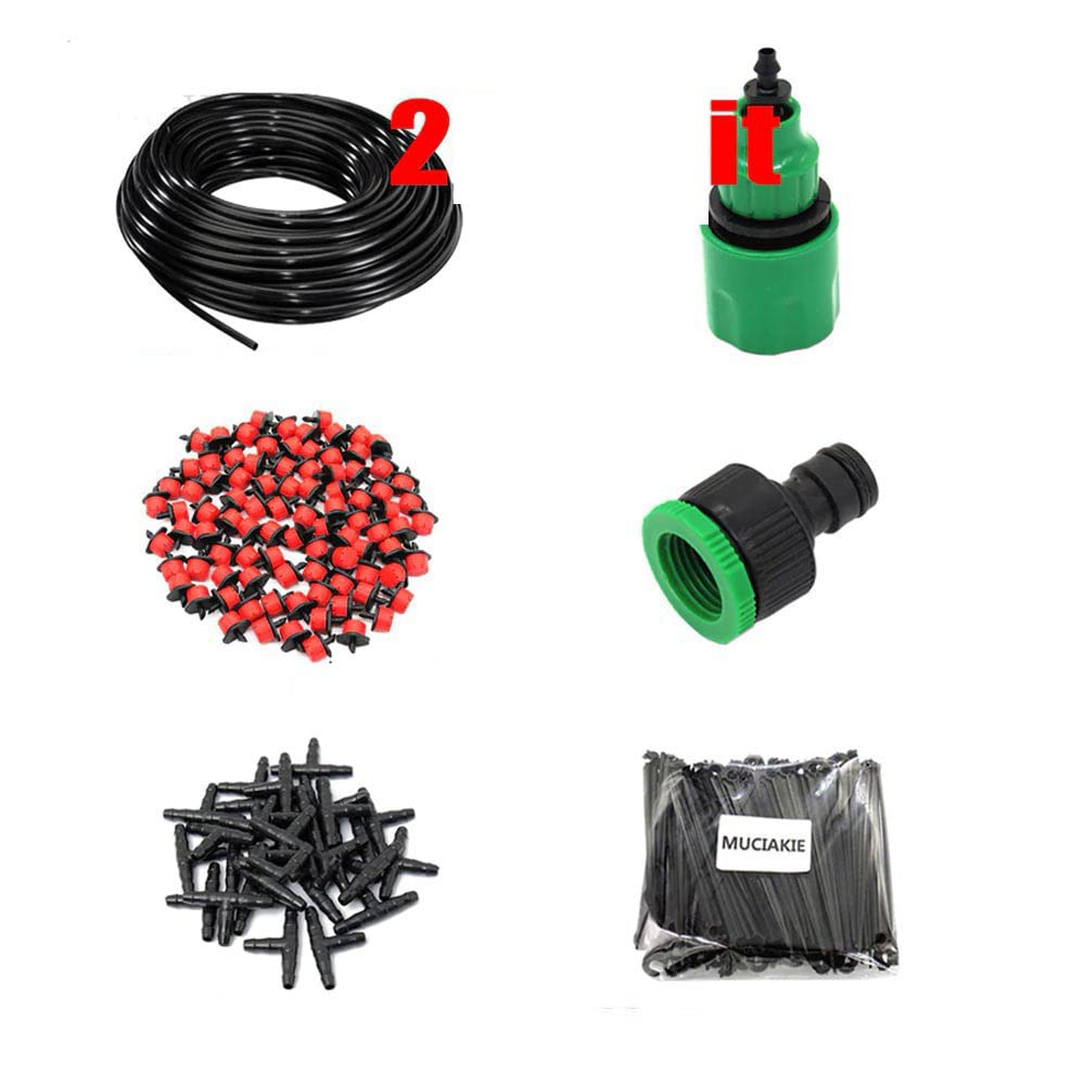 

zmart 25M DIY Drip Irrigation Automatic Garden Micro Drip Kit with Adjustable Drip Drip Irrigation Drip Water Resources Irrigation Water Pressure