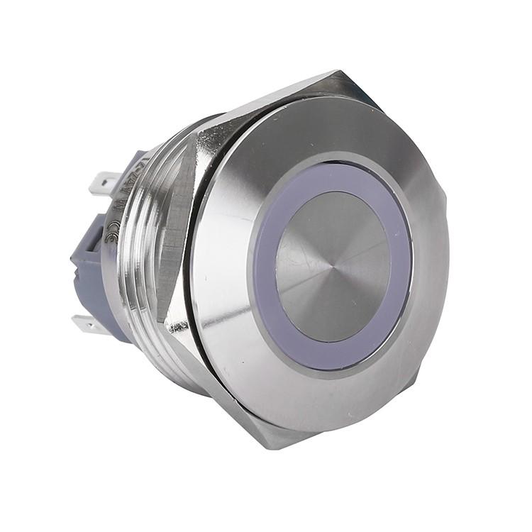 Monostable Vandal-proof Pushbutton 250V 5A 28X35