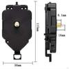 Clockwork Repair Kit with Decorative Hands for DIY Projects