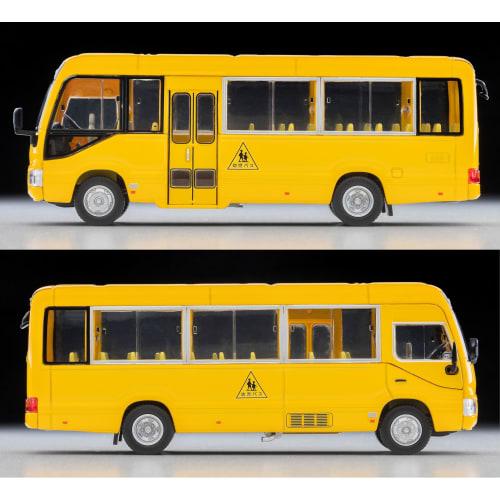 TOMYTEC Tomica Limited Vintage Neo 1/64 Scale LV-N348a Toyota Coaster Toddler Car, Yellow, Finished Model 334323