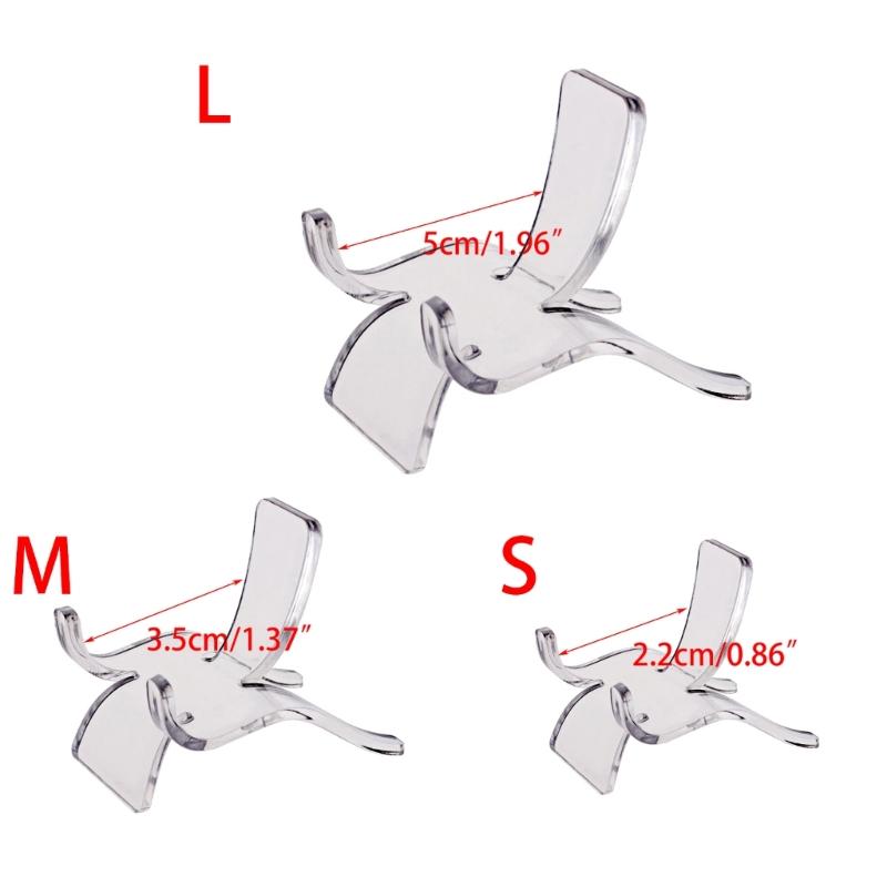 10Pcs Crystal Stone Display Holder Supporting Base Mineral Stand Display for School Office New Year Party Decoration