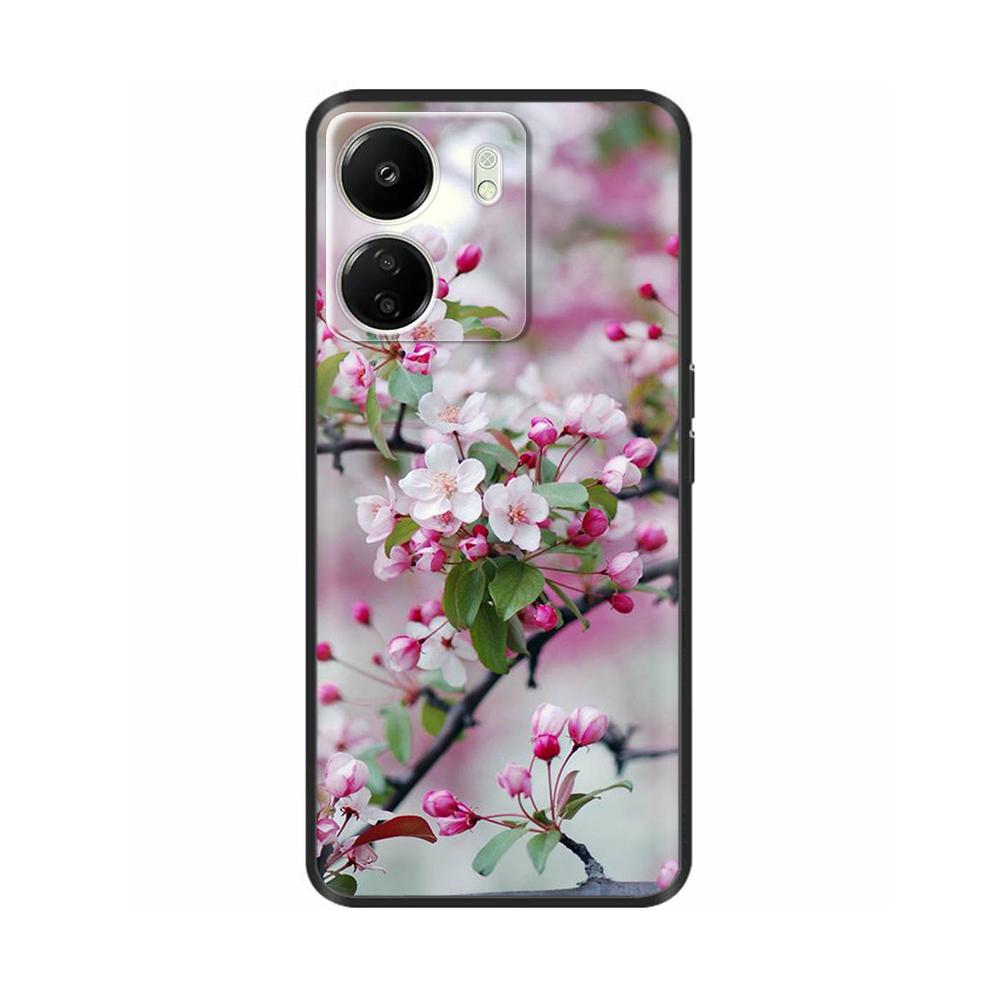 Case For Poco C65 Case 6.74" Black Soft Silicone Cover For POCO C65 C 65 PocoC65 Coque For Xiaomi Poco C65 Phone Cases Fundas