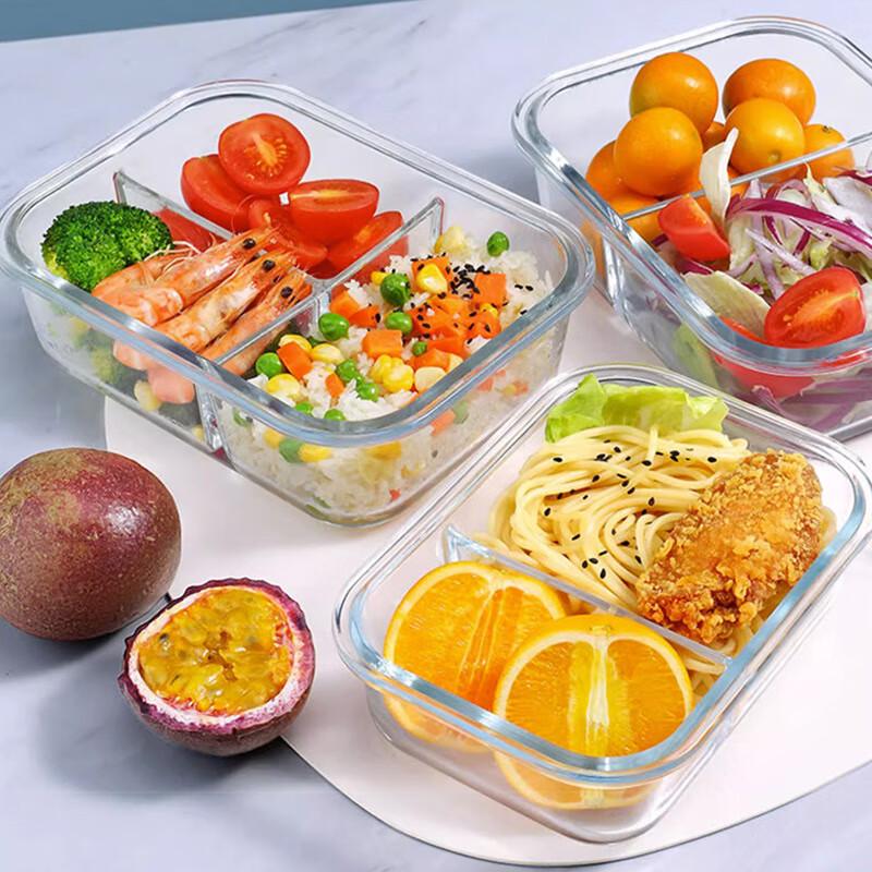 Wuhe Microwave Borosilicate Glass Lunch Box
