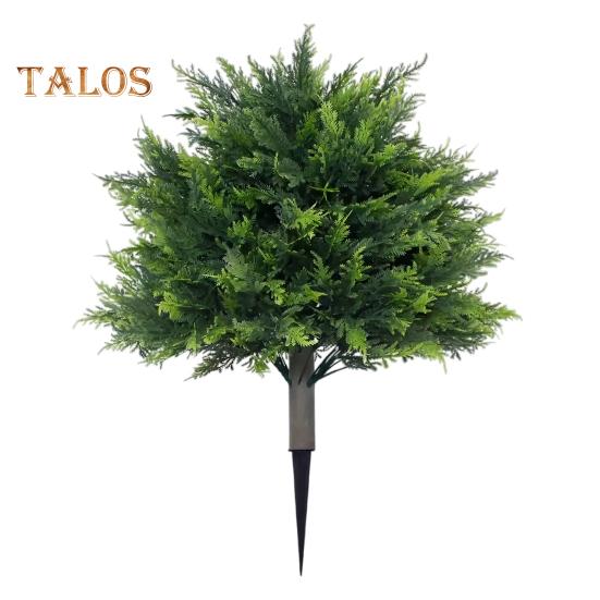 

Искусственное самшитовое топиарное шарообразное дерево с опорой в землю, устойчивое к ультрафиолетовому излучению, устойчивое к погодным условиям, искусственные зеленые кустарники для сада, крыльца, патио, искусственные растения из самшита C