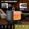 ALOCS Camp Cooker Set 4 Pieces Aluminum Pot Kettle Non-Stick Frying Pan Included 2-4 People Direct Fire Compatible Disaster Preparedness JFSL