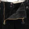 VINTAGE Black Corps Corduroy pants black Logger Pants Men's Used