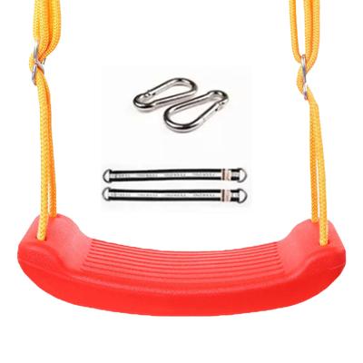 Swing Seat Anti Skid Buckle Adjustable Tear Resistant Rope Children Seat Swing for Park Outdoor Red