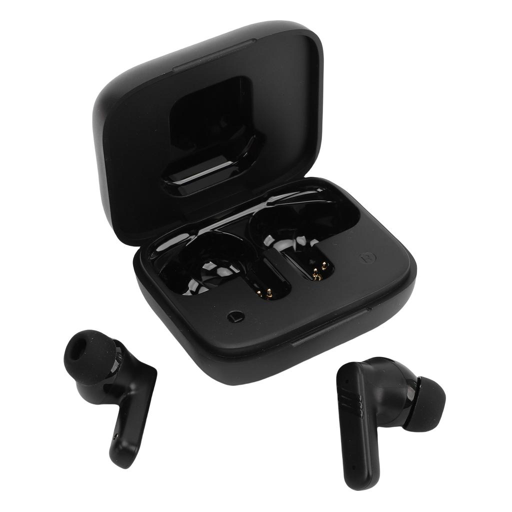 Wireless Earbuds HiFi Surround Sound Bluetooth 5.4 Earphones with LCD Full Color Touch Screen Black