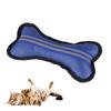 Bite Resistant Squeaky Chew Toy Reflective Stuffed Dog Toy Bone Fabric Toy  Interactive Play