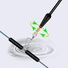 Fishing Swivel Float Connector Set: Italian Pin, Rubber Float Seat, and Copper Head Swivel Socket.