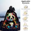 1pc Colorful Panda Flannel Blanket, Comfortable and Warm Blanket, for Camping Sofa Bed and Couch Office036