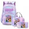 K-Pop Inspired Dual Compartment Backpack Teen Girls - Large Capacity 75L School Bag With Lunch Pouch Laptop Sleeve