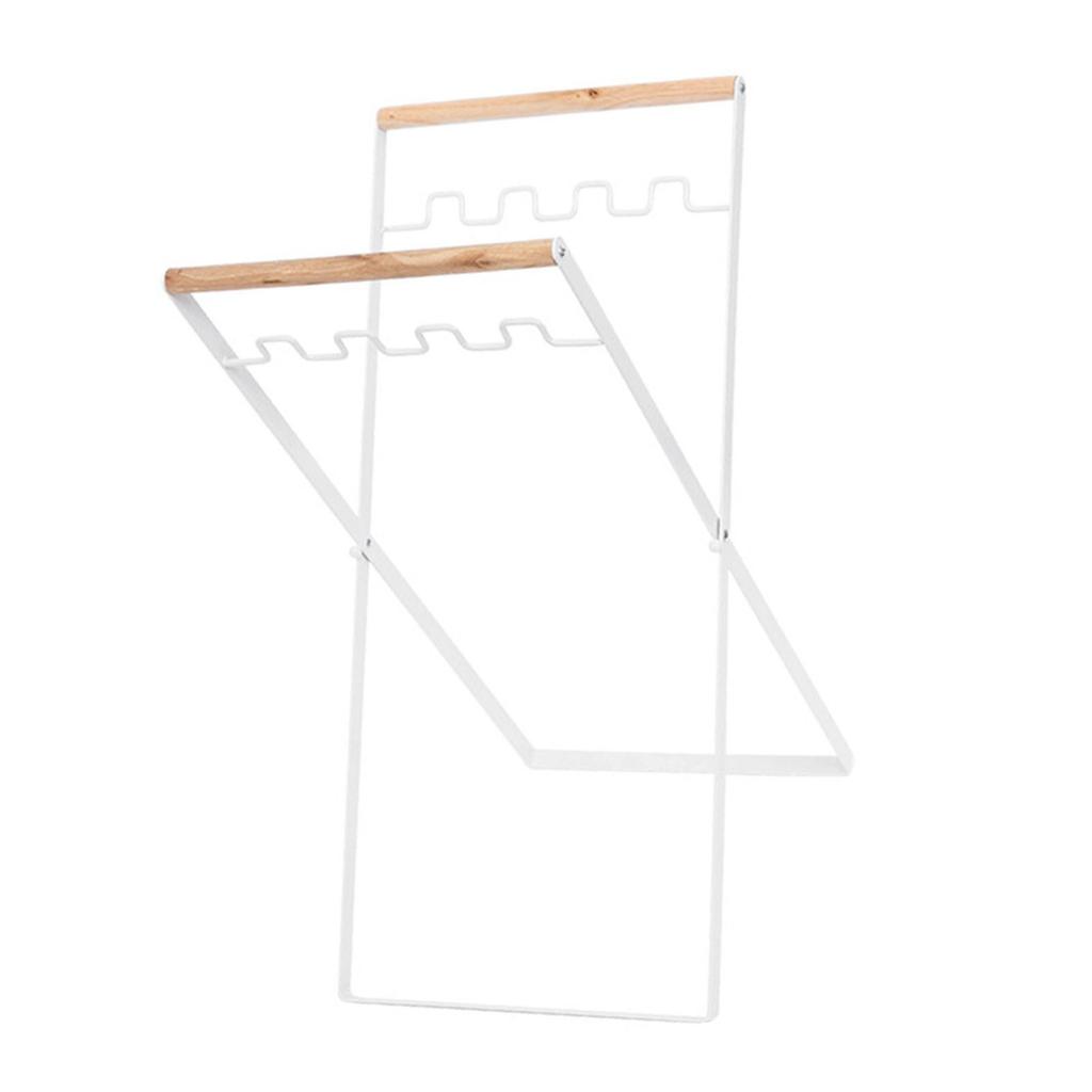 Trash Bag Holder Metal Garbage Bag Holder Portable Outdoor Leaf Bag Stand for Camping Picnic