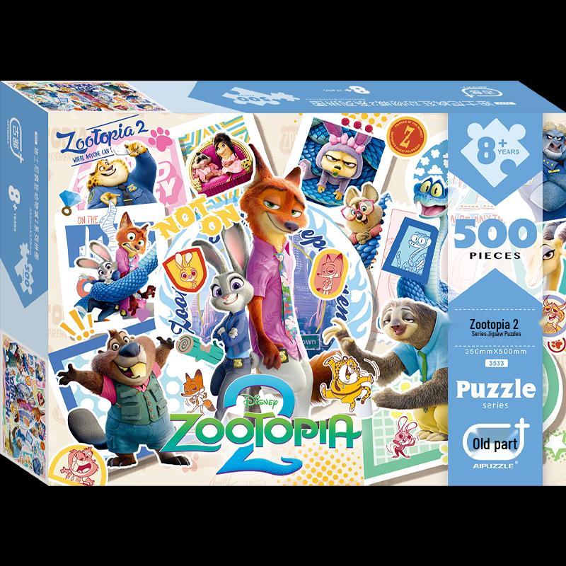 Disney Zootopia 500-Piece Adult Jigsaw Puzzle