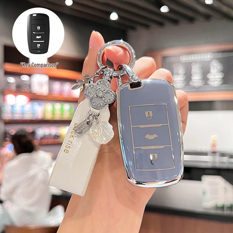 Changan Car Key Case: Compatible with Nuo, Mi Yu, Lumin, Benben, Eado, CS55, Yi Dong DT - 35 Shell Bag for Women.