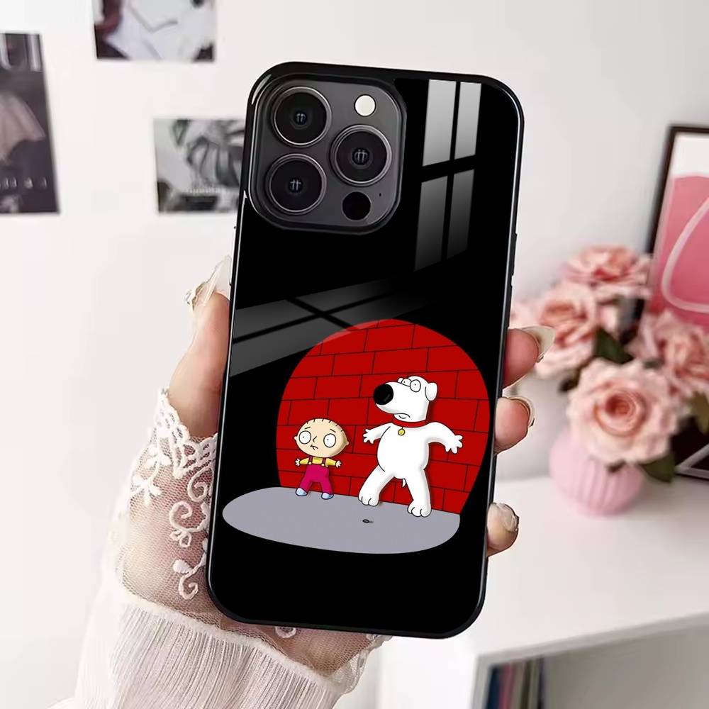 Cartoon F-Family Funny Guy Phone Case For iPhone 17,16,15,14,13,12,Plus,Pro,Max for Magsafe Magnetic Wireless Charging