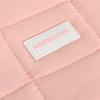 Quilted Hand-held Makeup Bag Candy Color Portable Toiletry Bag Puff Square Cosmetic Bag  Home