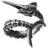 Marlin Fishbone Ring for Men, High-end, Adjustable Open Ring, Trendy, Simple and Retro