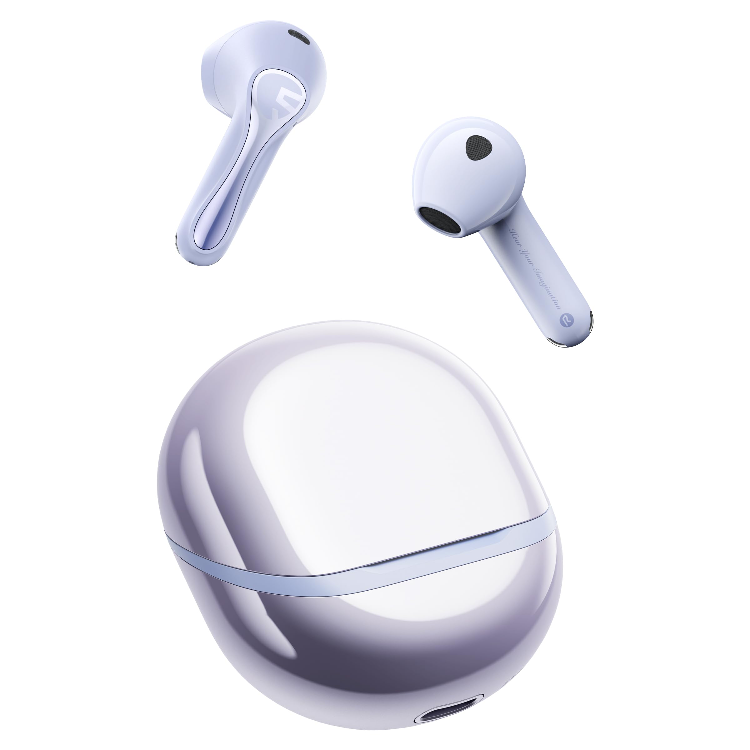 

SoundPeats Беспроводные наушники Air5 aptX Adaptive Snapdragon Bluetooth До 30 часов 13 мм Динамические Приложение Настоящие беспроводные наушники Вкладыши [Высокое разрешение] фиолетовый