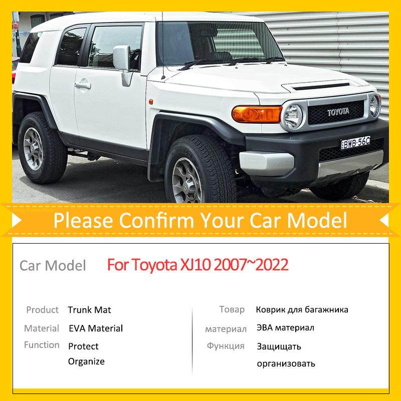 Car Trunk Mat For Toyota FJ Cruiser XJ10 2007~ Accessories Cargo Boot Pad Protective EVA Waterproof Carpet Liner Carg Cover