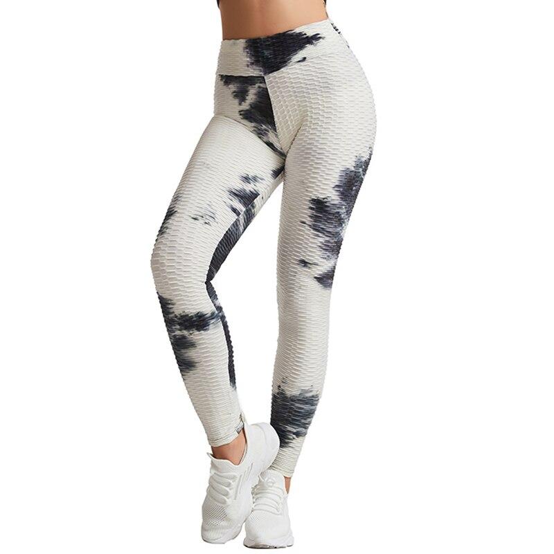 Buy Leggings for Women Capris Tiedye Leggins Push Up High Waist Sport