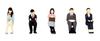 PM Office A 180 Super Mini Figure 9: The Office Worker of That Day Set 2, 180 Scale PVC Painted Complete Figure MS048