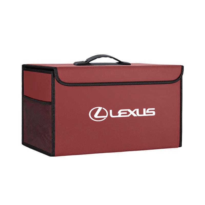 Car Trunk Leather Storage Box Auto Interior Organizer Accessories For Lexus F-SPORT ES RX NX LS UX LM LX GX LC RZ IS CT GS RC HS
