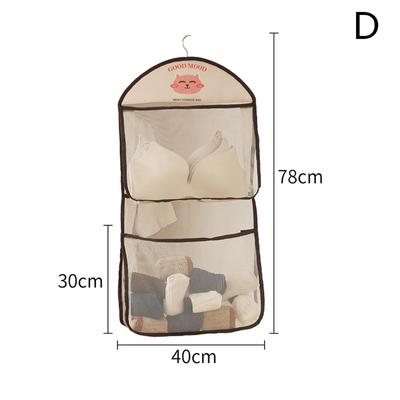 Hängender Organizer, Kleideraufbewahrungsbox, Schrank-Organizer für Socken, BHs, Unterwäsche, Jeans, Hosen, Hängetasche, Kleidungsorganisation