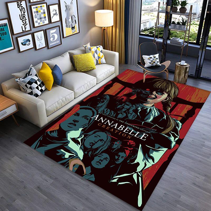 Darkness Unleashed: Annabelle's Creation carpet floor mats Doormat Room Dormitory decoration Bathroom mat
