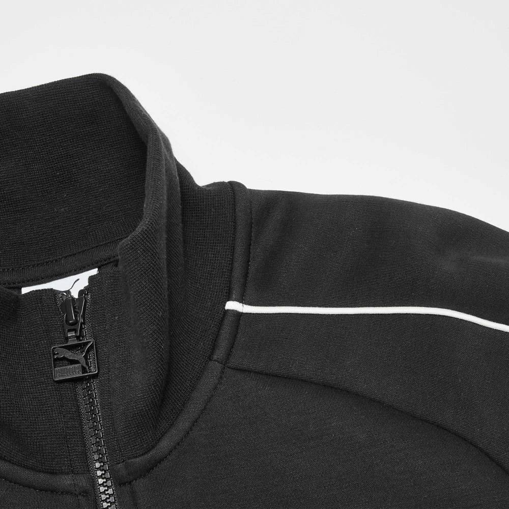 Puma Color Block Embroidered Sports Casual Knit Stand Collar Zip Long Sleeve Jacket Men Jackets 637924-01