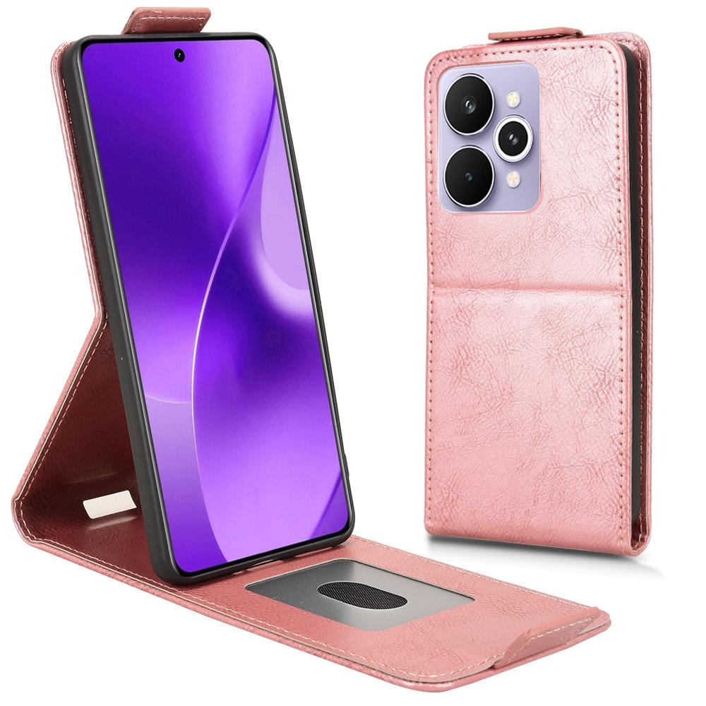 For Realme 15 Pro 5G/15 5G Stand Case Magnetic Clasp Vertical Flip Leather Phone Cover with Card Holder