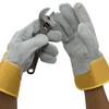 High Quality 10.5 Inch Men's AB Grade Anti-Cut PPE Buffalo Cowhide Split Construction Rigger Work Safety Gloves