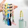 1pcs Handwoven Daisy Cup Strap for Stanley Tumbler Braided Chamomile Water Bottle Strap Fits for 16-40OZ Travel Gym Water Cups