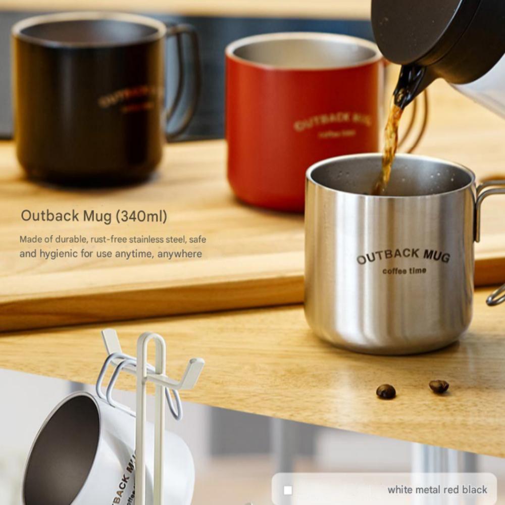 Oslo Outback Double Vacuum Stainless Mug Cup 340ml