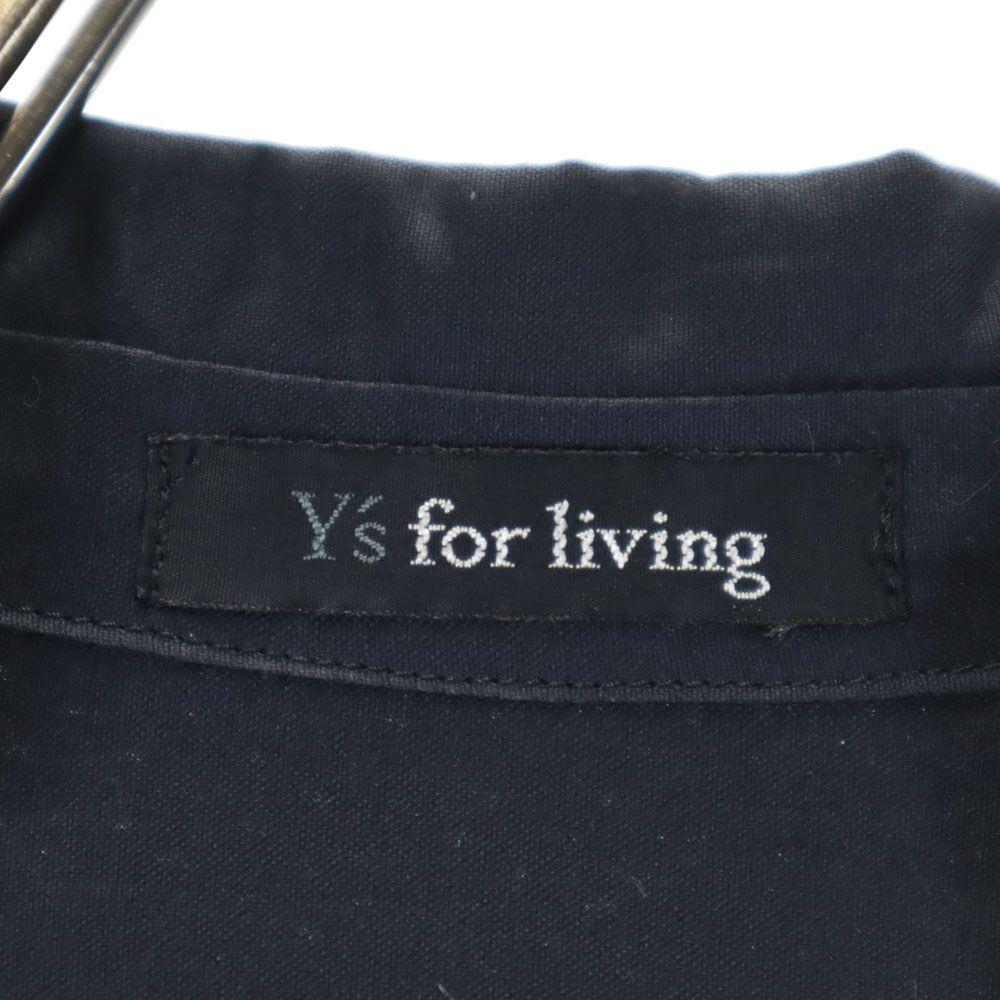 Y's for living made in Japan Long sleeve blouse Navy shirt Women Used