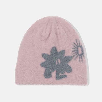 SUNLOVE Cali Shaggy Beanie Pink