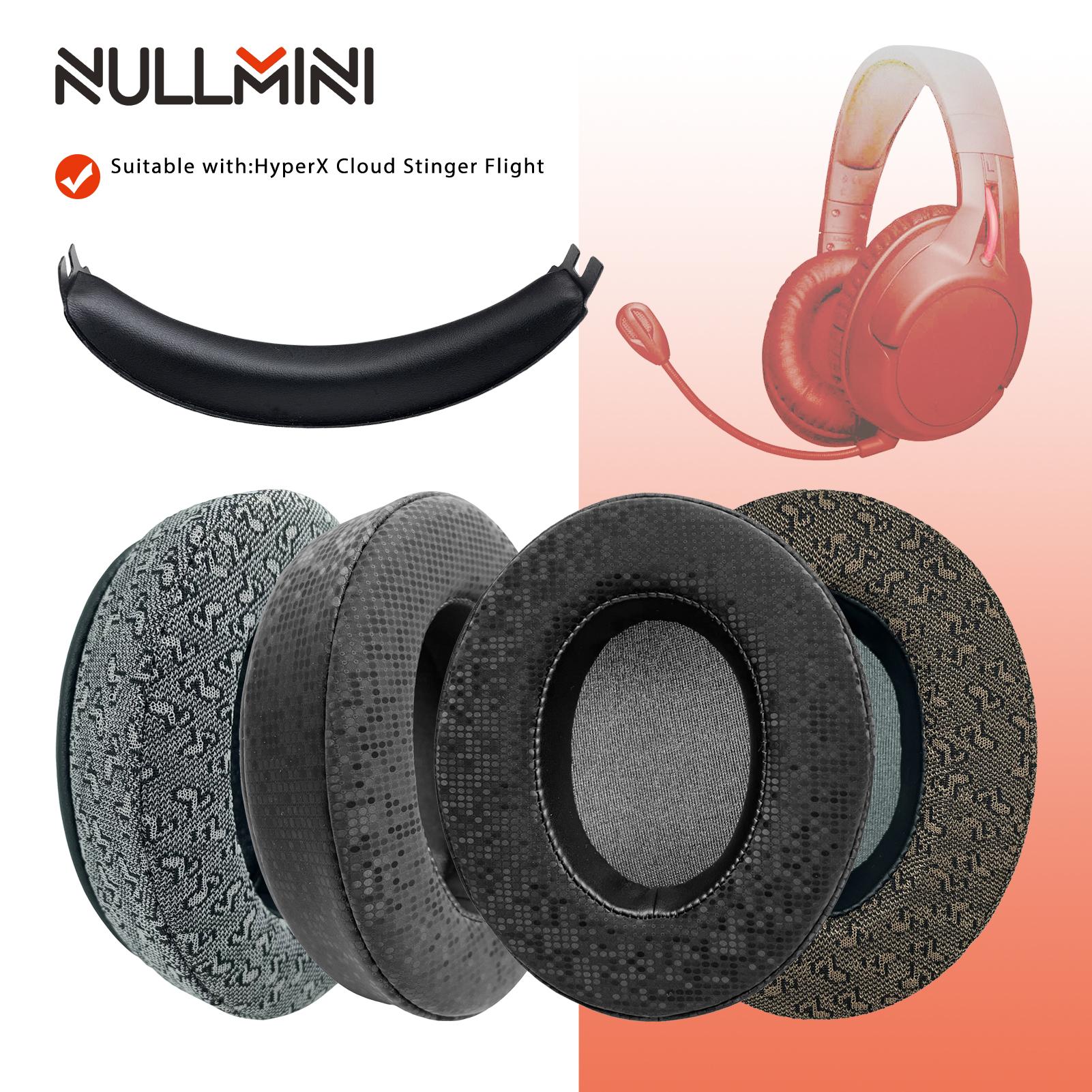 

Сменные амбушюры NullMini для HyperX Cloud Stinger, наушники Flight Headpnones Ear Cushion Cover Ears Headband Headset Headbeam