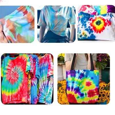 10g 6-kolorowy zestaw barwników do tkanin Farbowanie tkanin Farbowanie odzieży Tie Dyeing Cotton Nylon Wielofunkcyjny pigment do renowacji starych ubrań