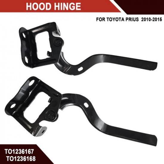 Car Hood Hinges Pair Set For Toyota Prius 2010-2015 Front Driver Passenger Side.
