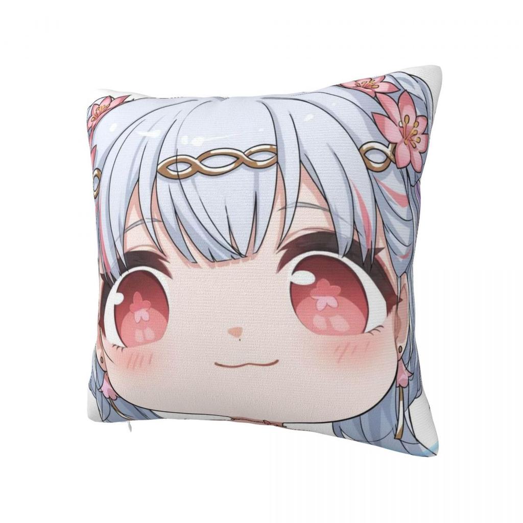 Cute Q Version Wuthering Waves Rinascita Phoebe Zani Pillow Case Cushion Cover Square Printed Pillow Cover Funny Pillowcases
