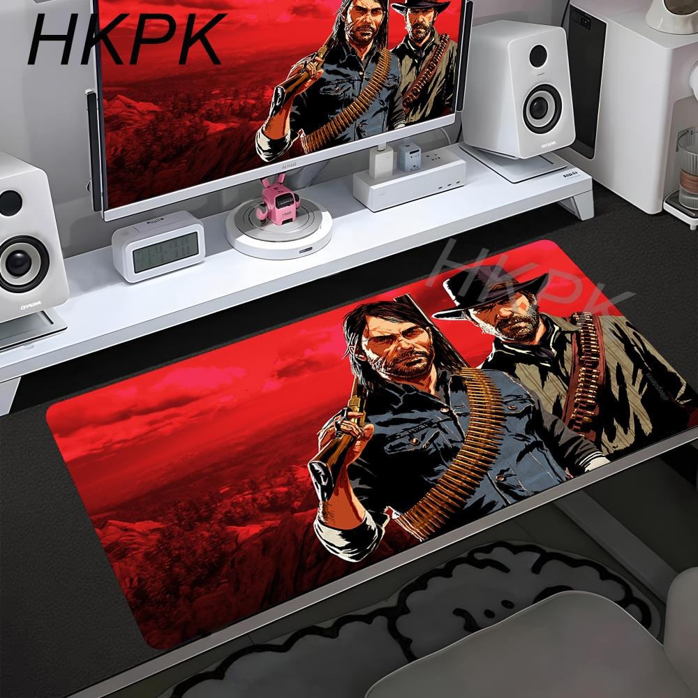 Red Dead Redemption 2 Game Mouse Pad Non-slip Thickened Mousepad Large Writing Lockedge Gaming Cushion Office Student Desk Mat