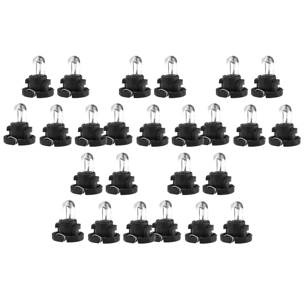 30-5 STK T4 Universell 12V LED-pære til bilens dashbord Auto interiørlys Lesepærer for Toyota Honda Nissan Erstatningspærer